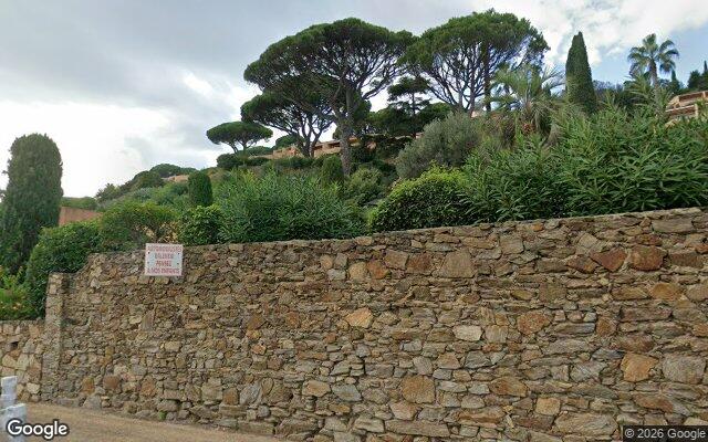 Façade : 15 chemin de la Vierge Noire, Sainte-Maxime